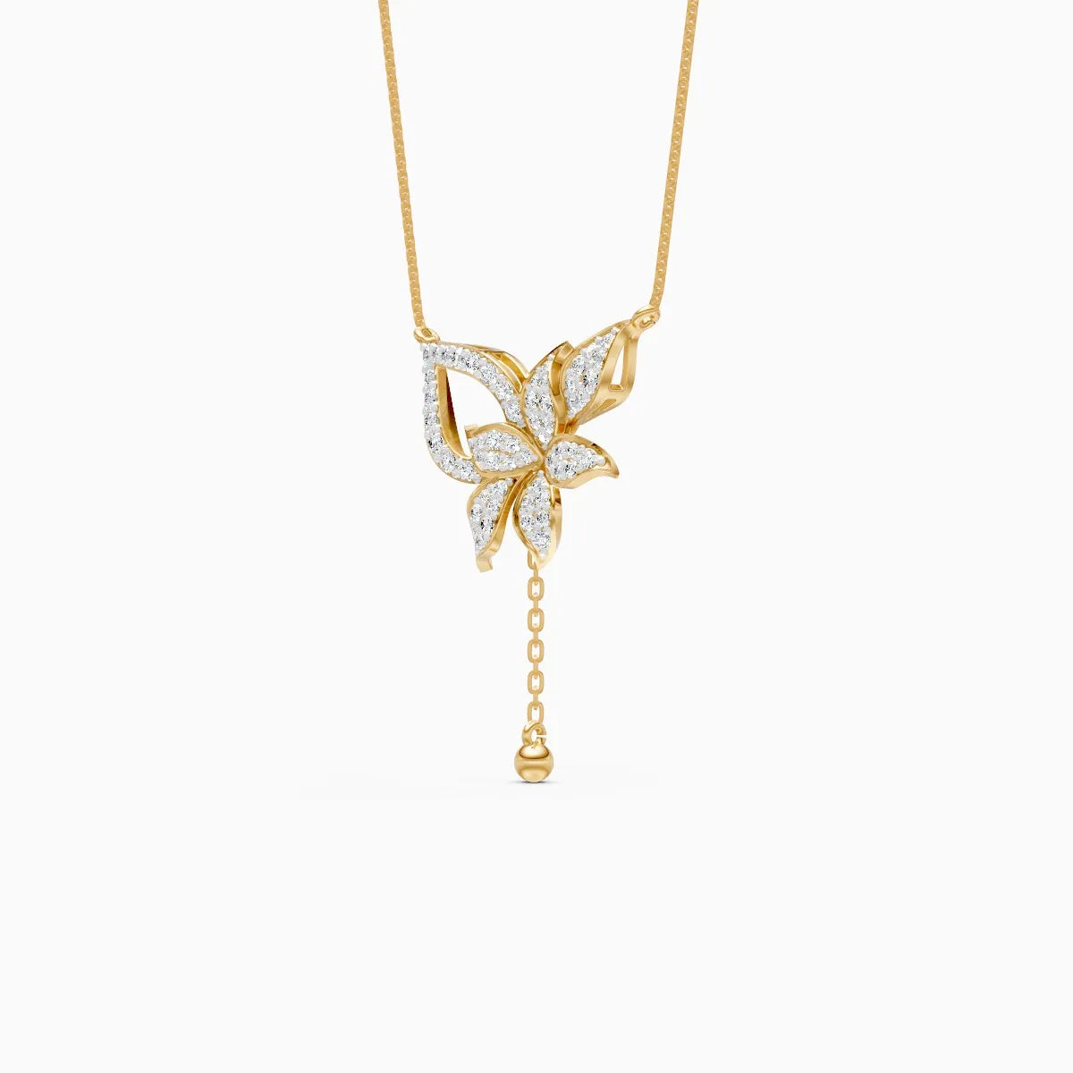 Petal Grace Lab Grown Diamond Pendant