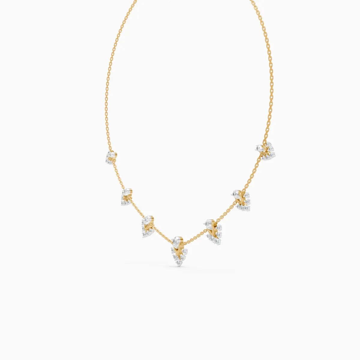 Glint Edge Lab Grown Diamond Necklace