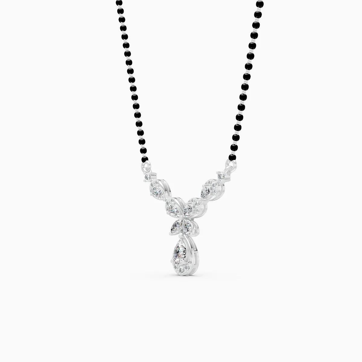 Blossom Drop Lab Grown Diamond Mangalsutra