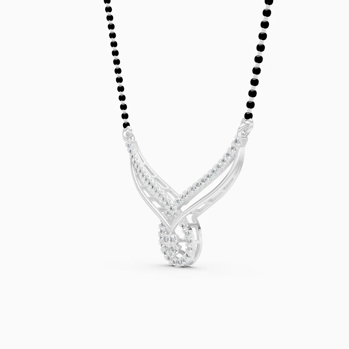 Luxury Delight Teardrop Diamond Mangalsutra