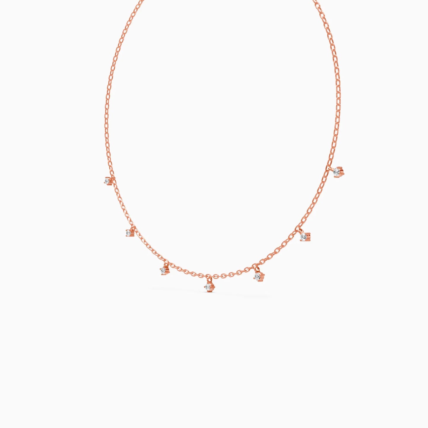 Twinkle Drops Lab Grown Diamond Necklace