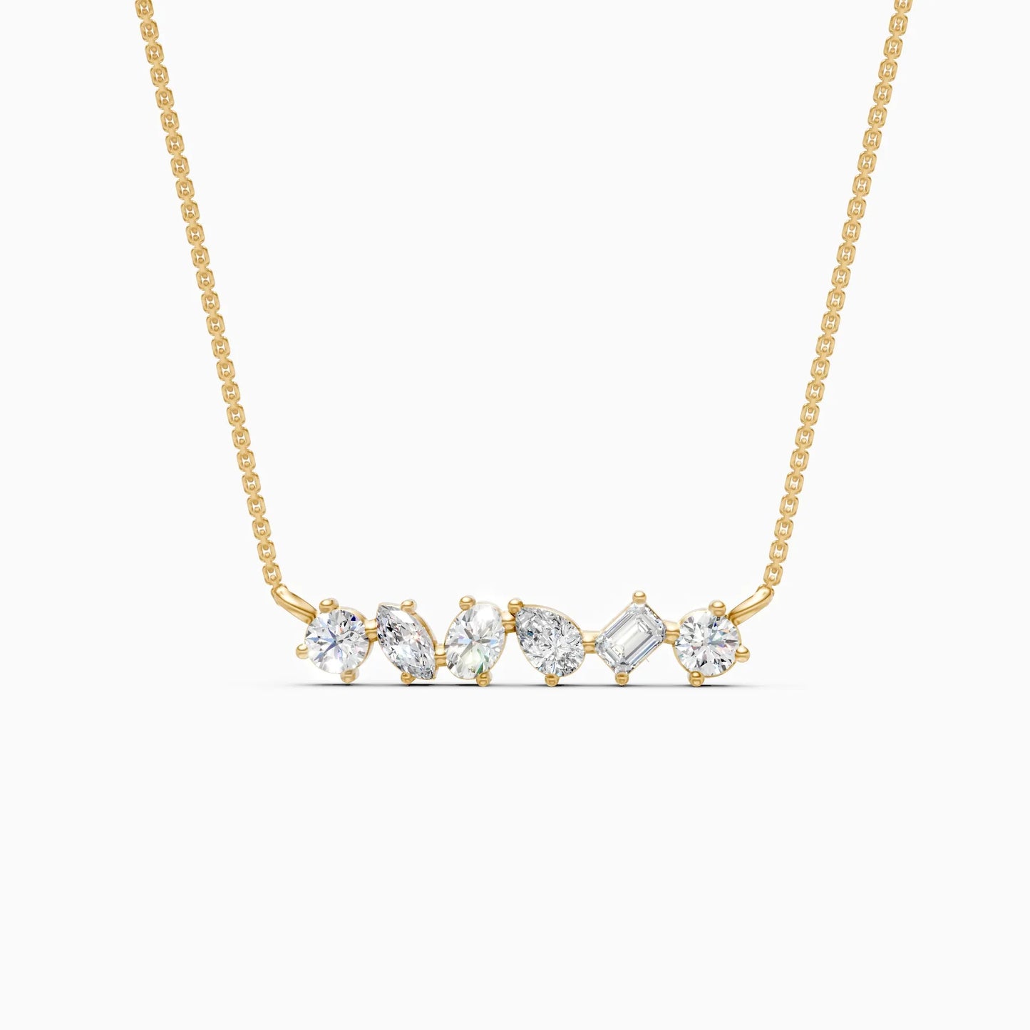 Multi-Shape Lab Grown Diamond Pendant