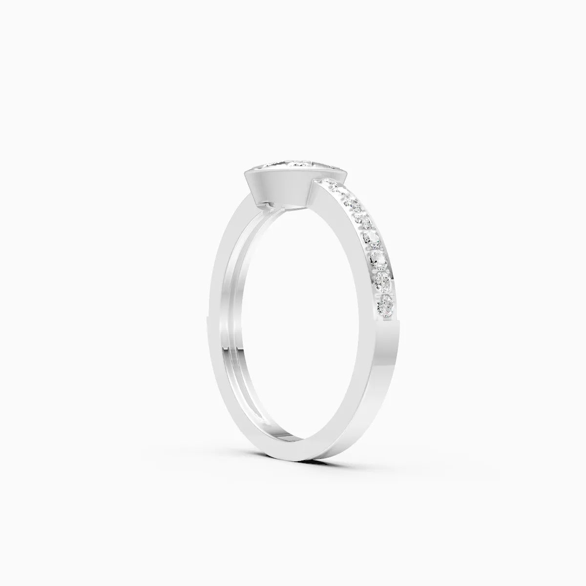 Blossom Glow Diamond Ring in Rose Gold