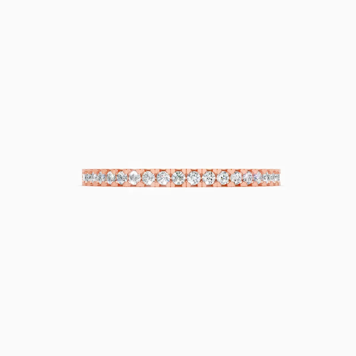 Dainty Diamond Row Band Ring