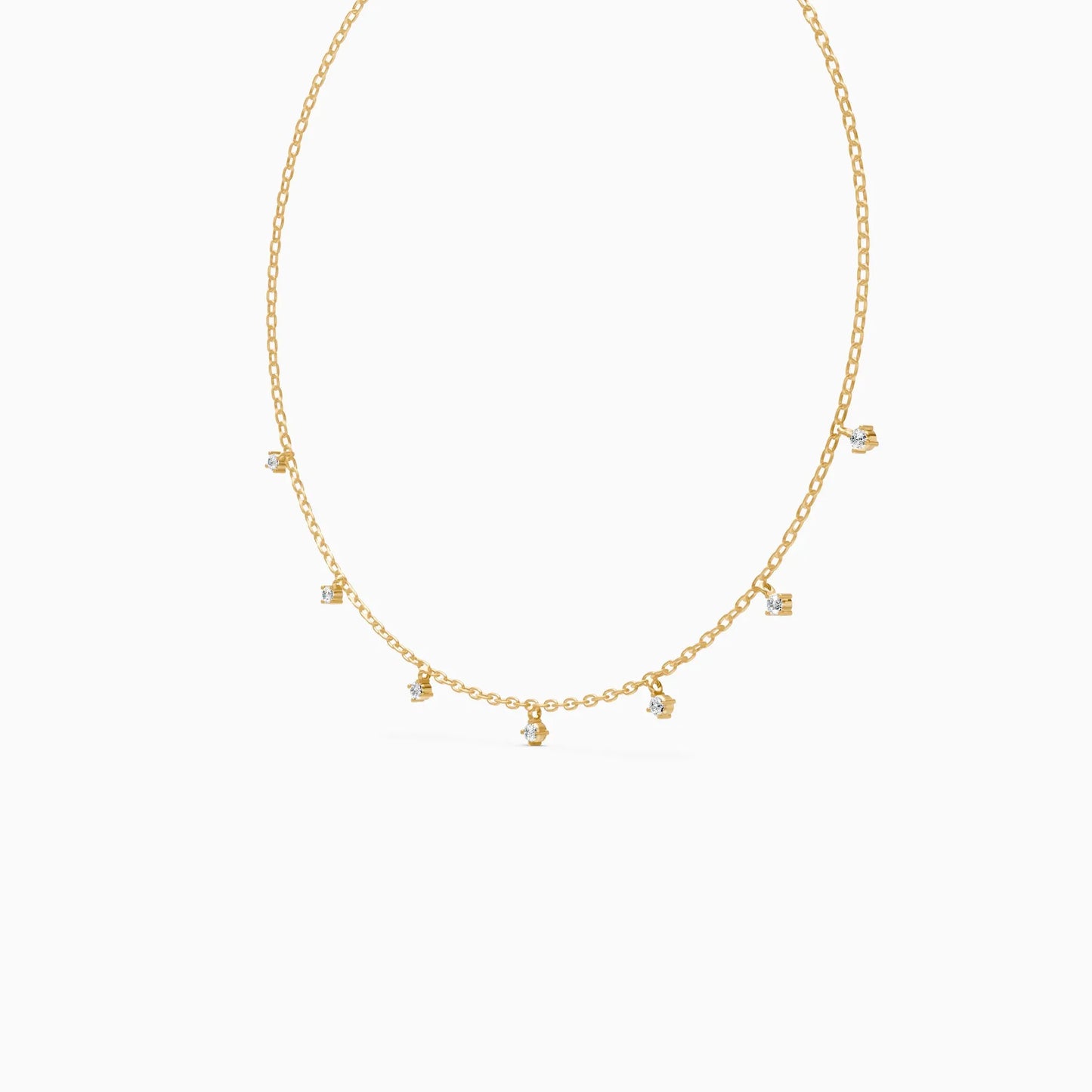 Twinkle Drops Lab Grown Diamond Necklace
