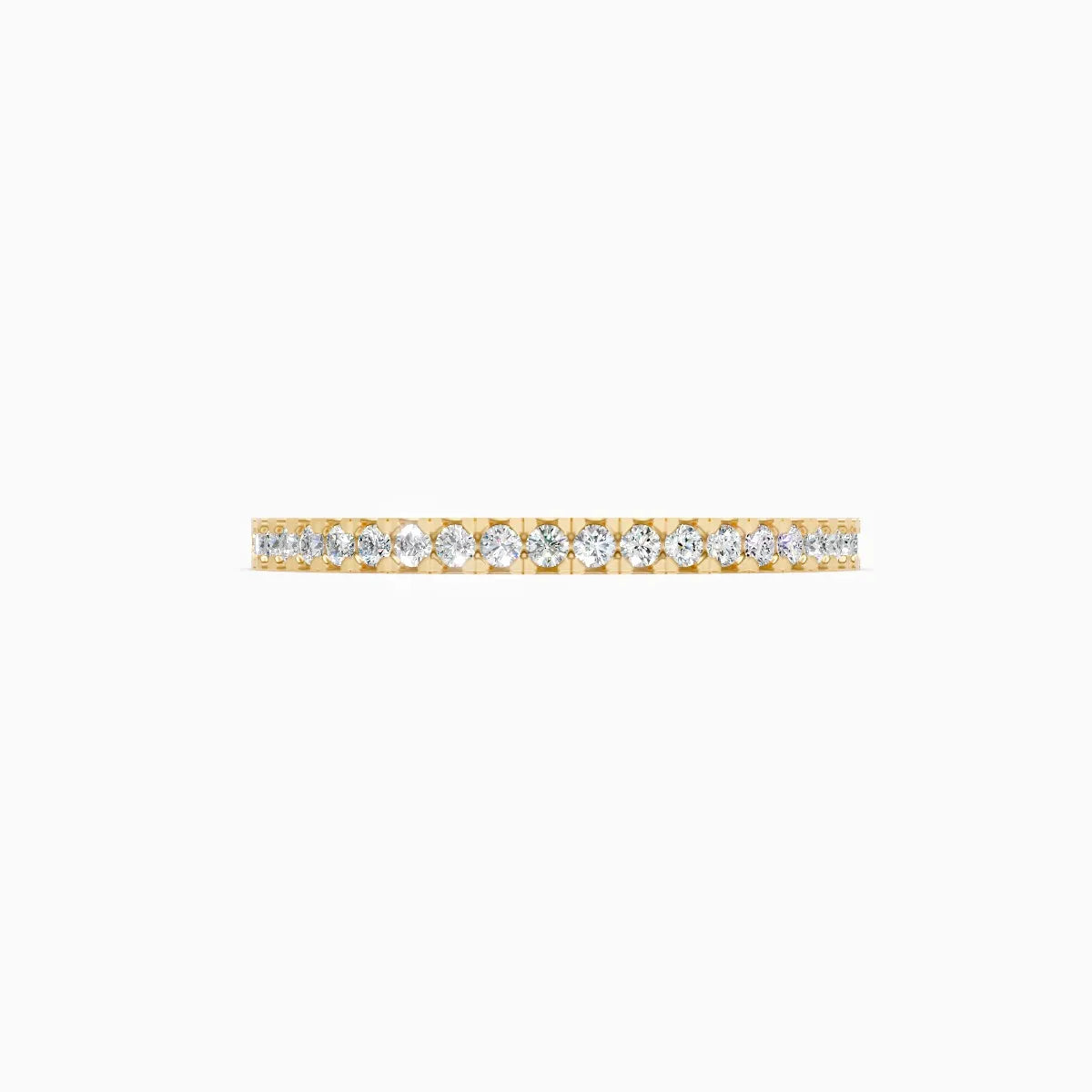 Dainty Diamond Row Band Ring