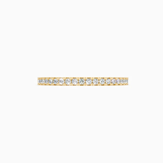 Half Eternity Claw-Set Round Brilliant Band Ring