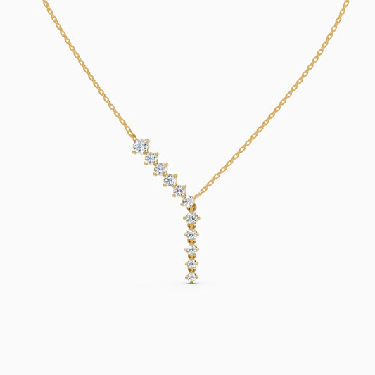 Aurora Line Lab Grown Diamond Necklace
