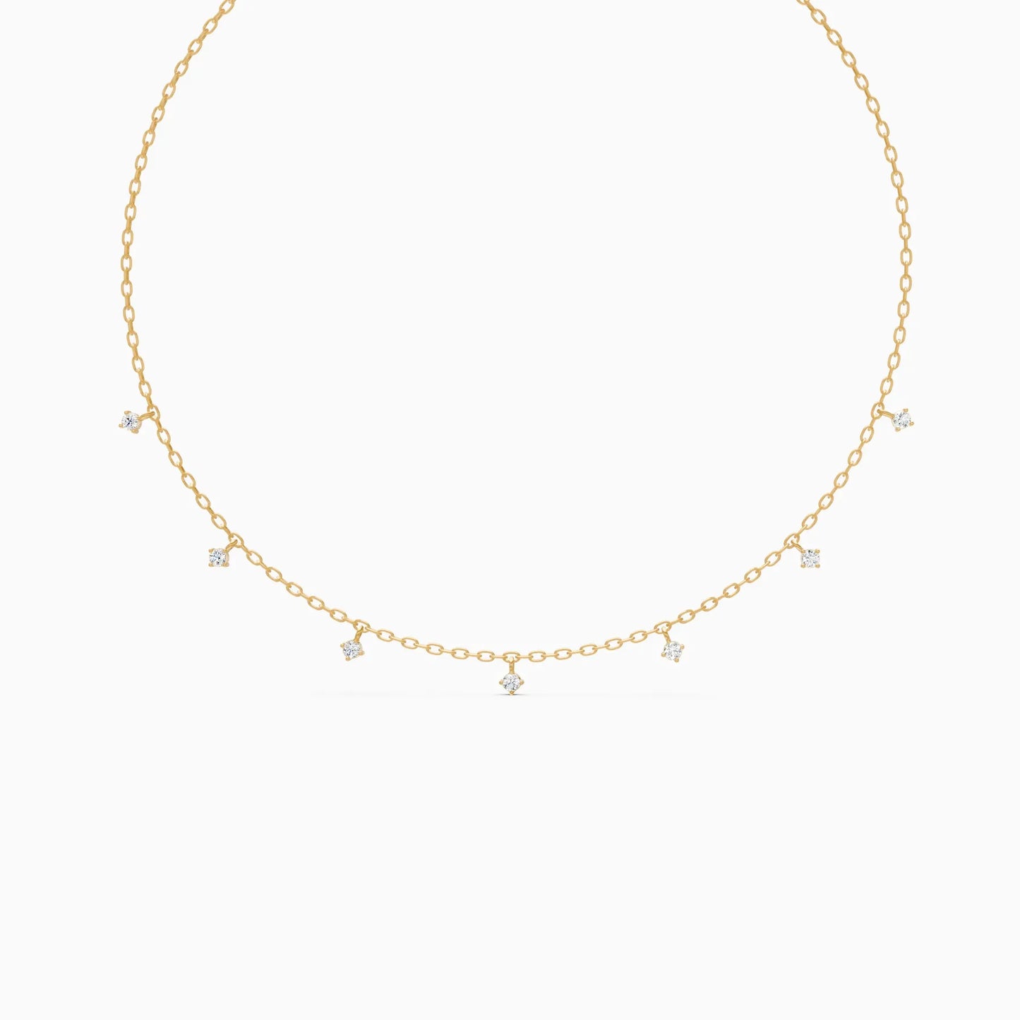 Twinkle Drops Lab Grown Diamond Necklace