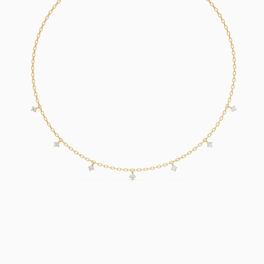 Twinkle Drops Lab Grown Diamond Necklace