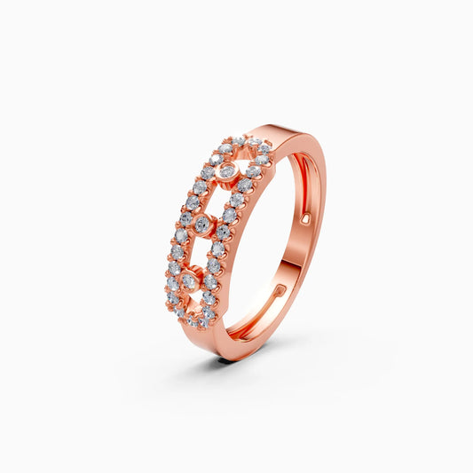 Elegant Halo Lab Grown Diamond Band