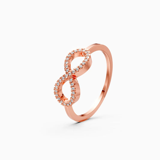 Forever Shine Infinity Shape Lab Diamond Ring