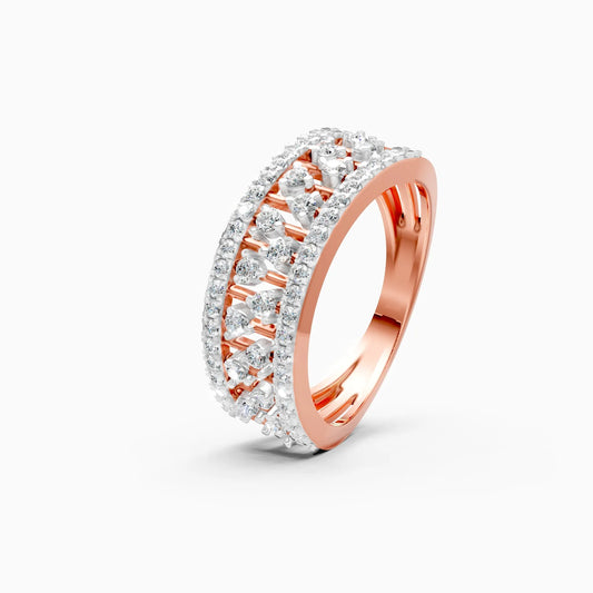 Antique Round Diamond Cluster Ring For Her