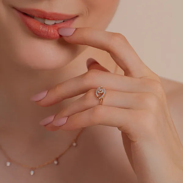 Celestial Evil Eye Diamond Ring
