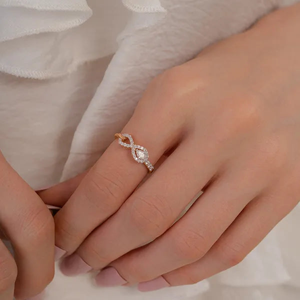 Infinity Diamond Ring for Women