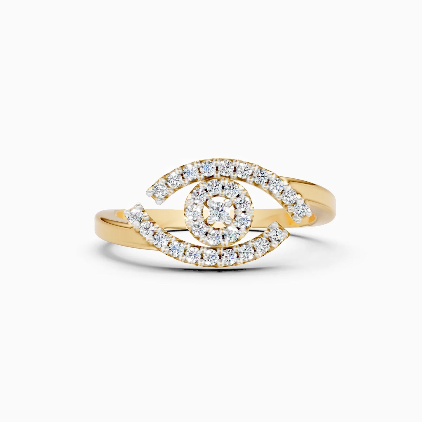 Celestial Evil Eye Diamond Ring