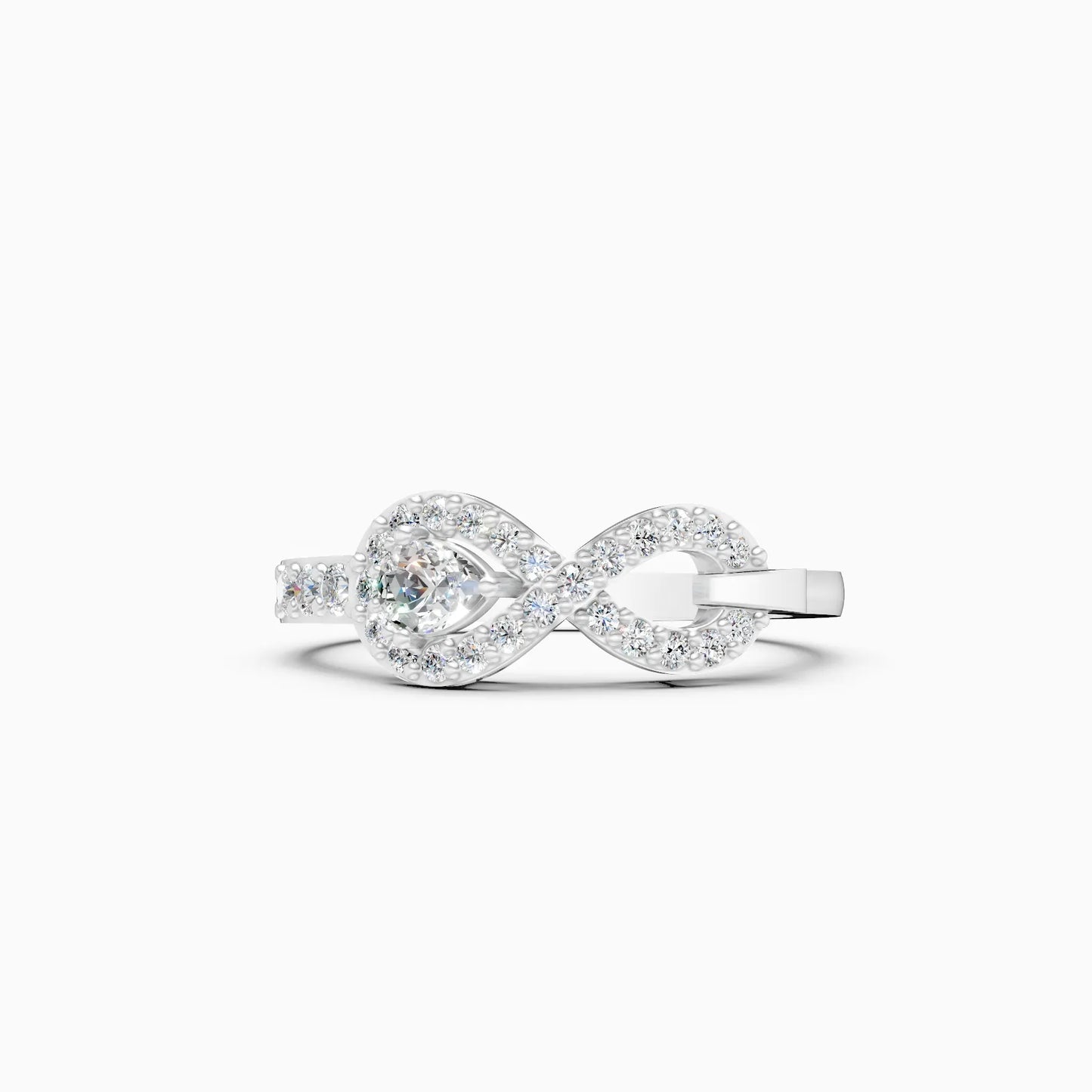 Infinity Diamond Ring for Women