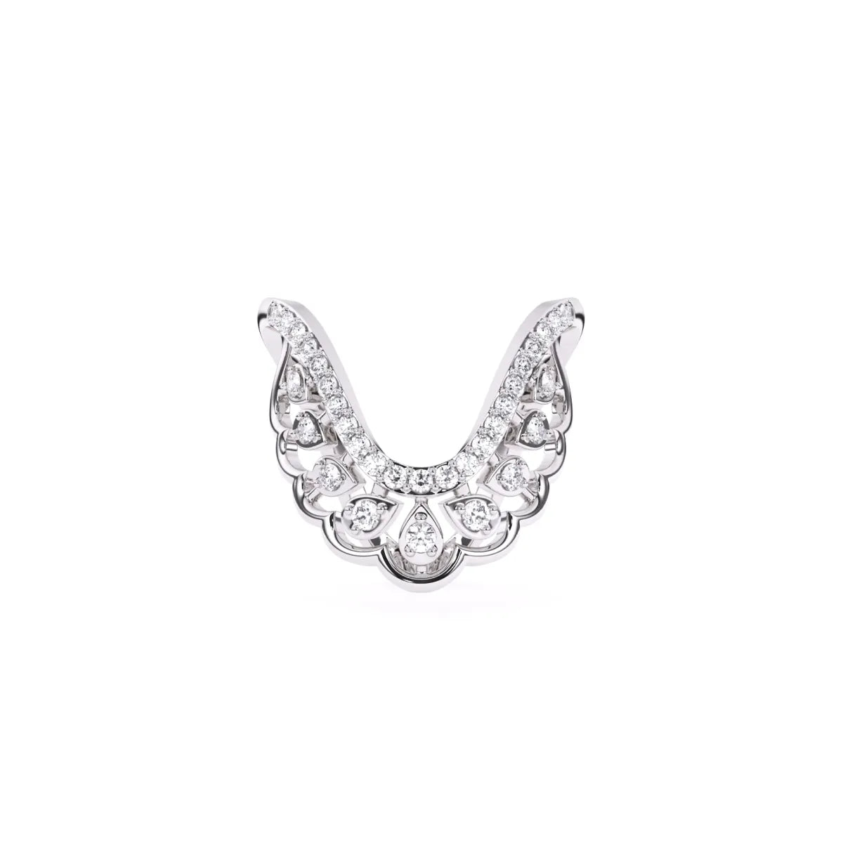 Crown Lab Grown Diamond Vanki Ring Set in 14K Rose Gold