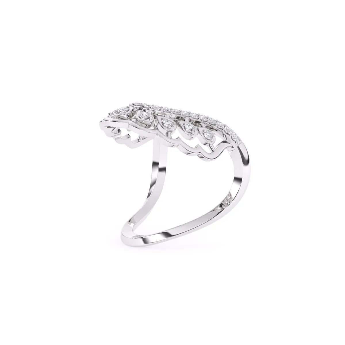 Crown Lab Grown Diamond Vanki Ring Set in 14K Rose Gold