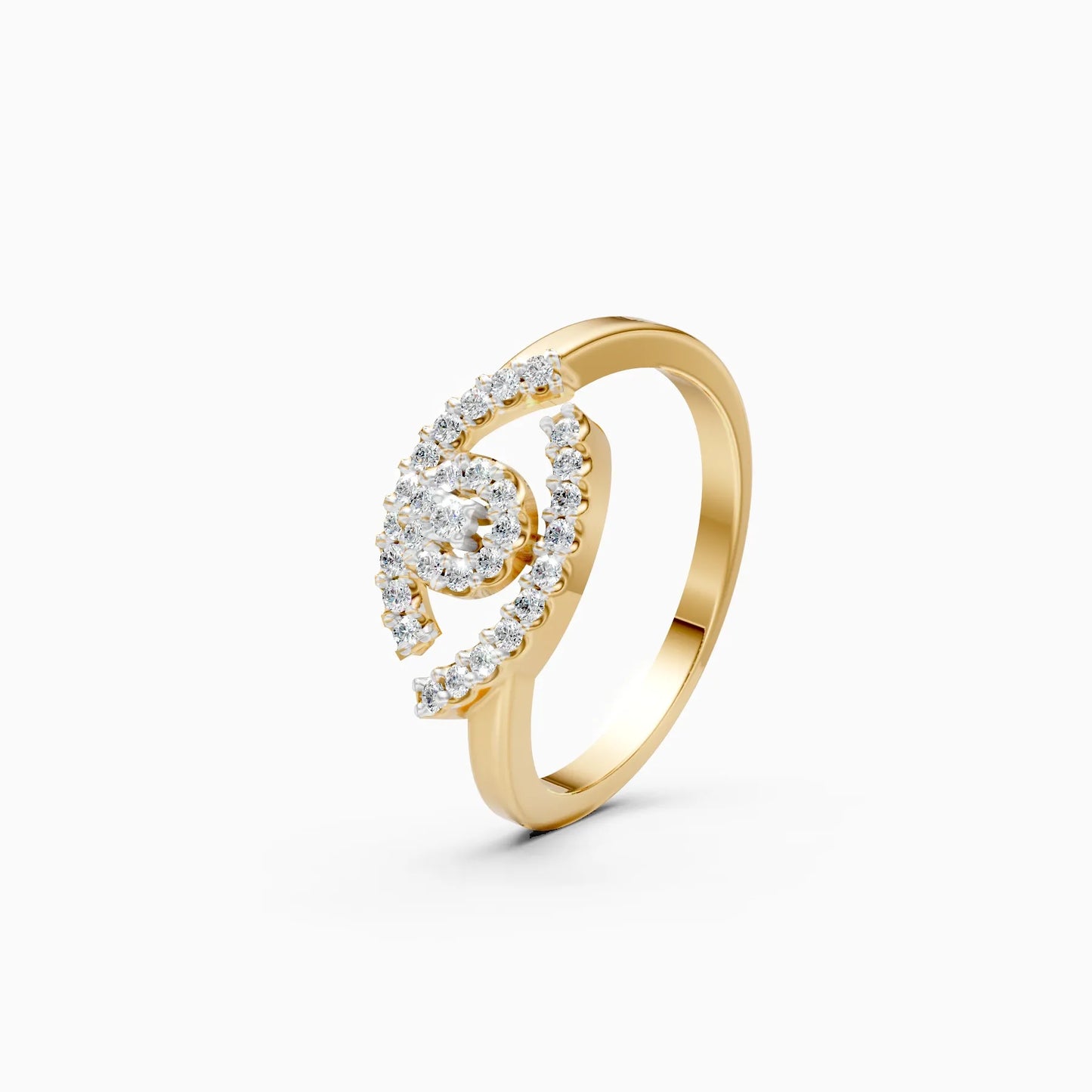 Celestial Evil Eye Diamond Ring