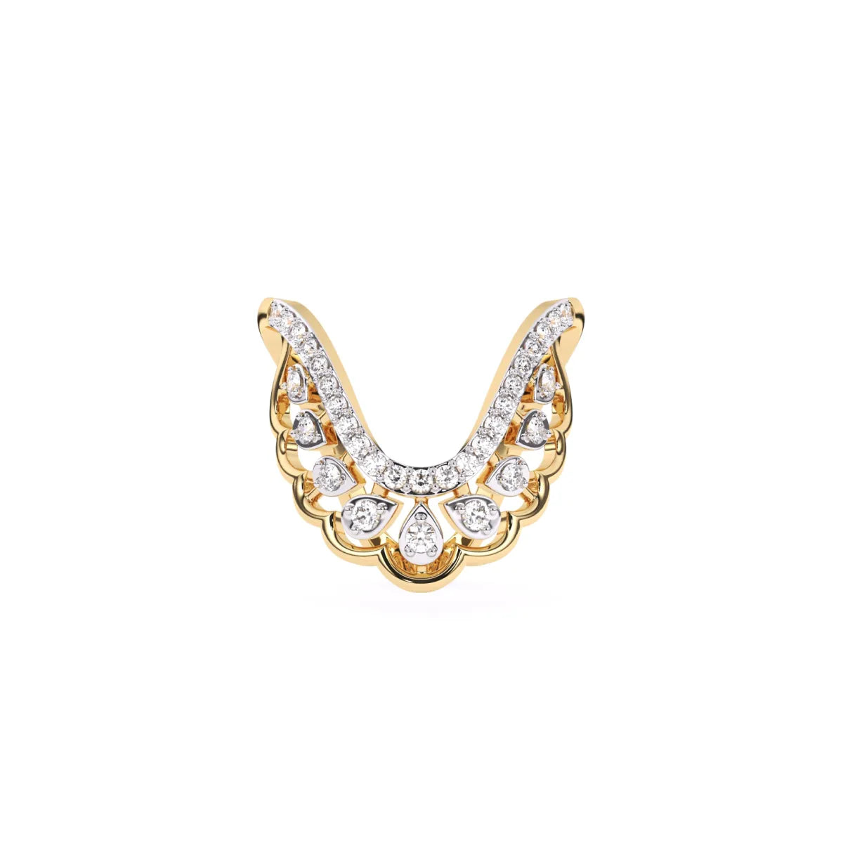Crown Lab Grown Diamond Vanki Ring Set in 14K Rose Gold