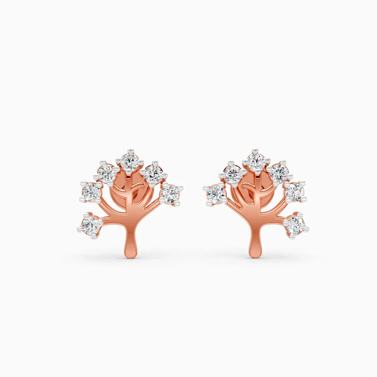 Diamond Tree Studs