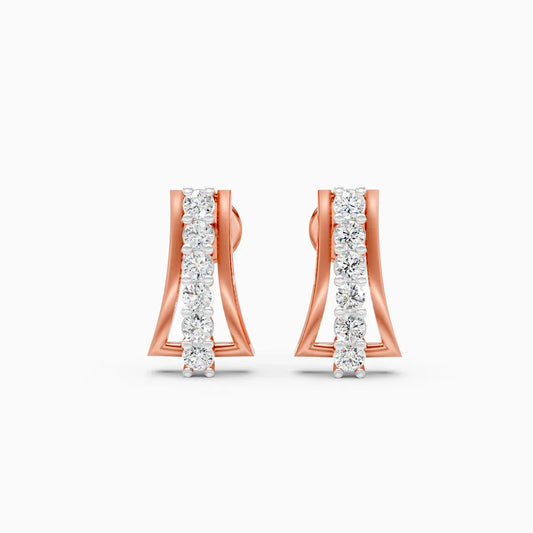 Diamond Curve Bar Studs