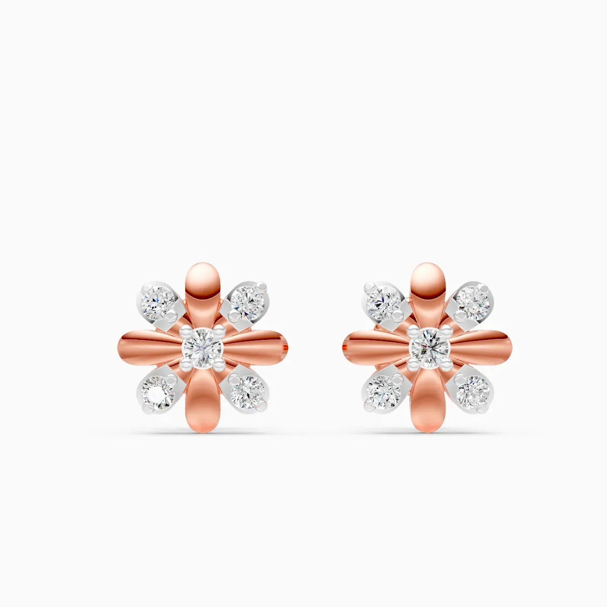 Petal Radiance Diamond Studs