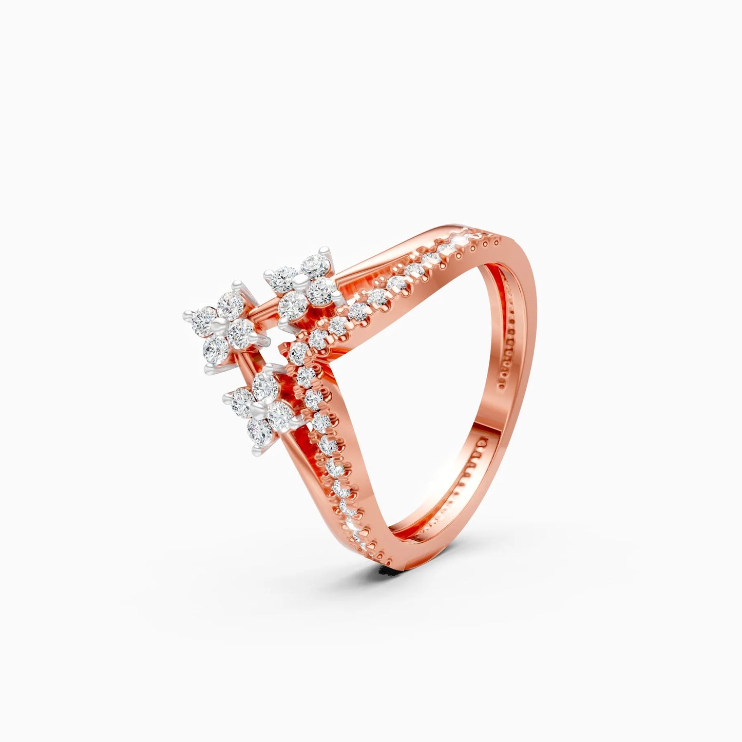 Tiara Lab Grown Diamond Crown Statement Ring