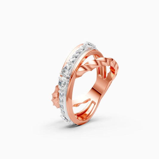 Divina Twist Lab Grown Diamond Ring