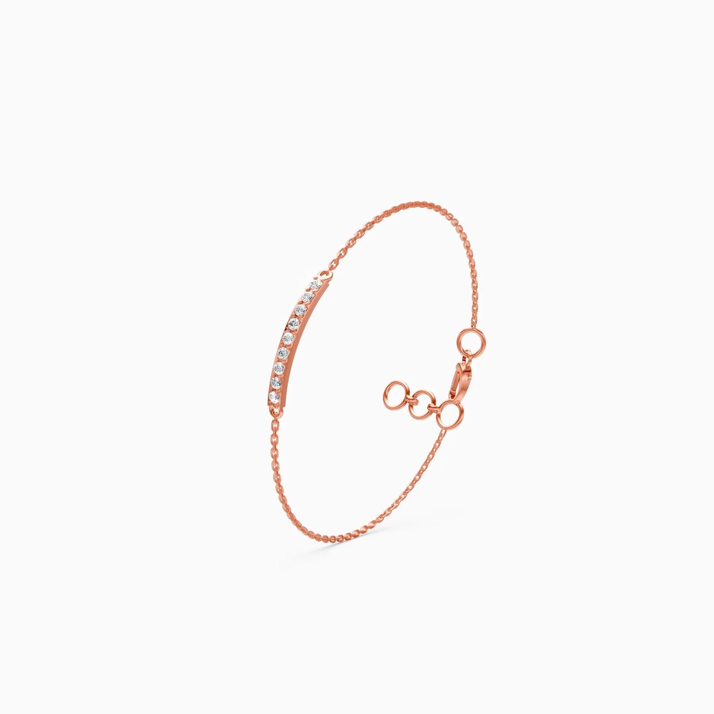 Delicate Bar Lab Grown Diamond Bracelet