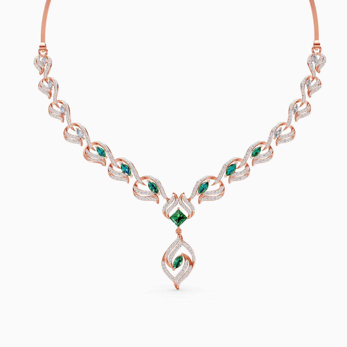Forever Curve Lab Grown Diamond Necklace