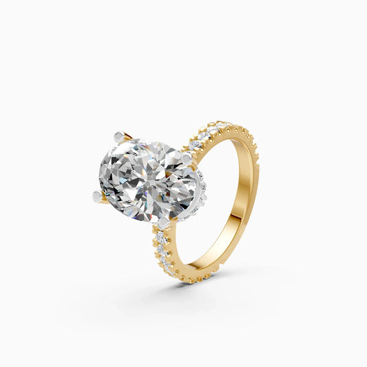 Spark With Oval Diamond Engagement Ring