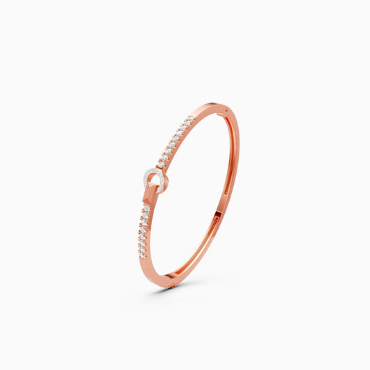 Circle Clasp Diamond Bracelet