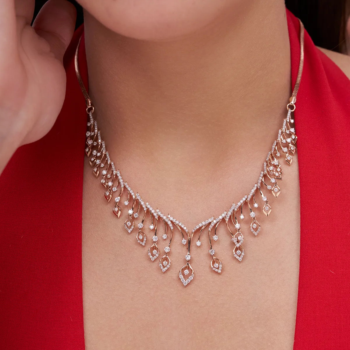Royal Rhythm Lab Grown Diamond Necklace