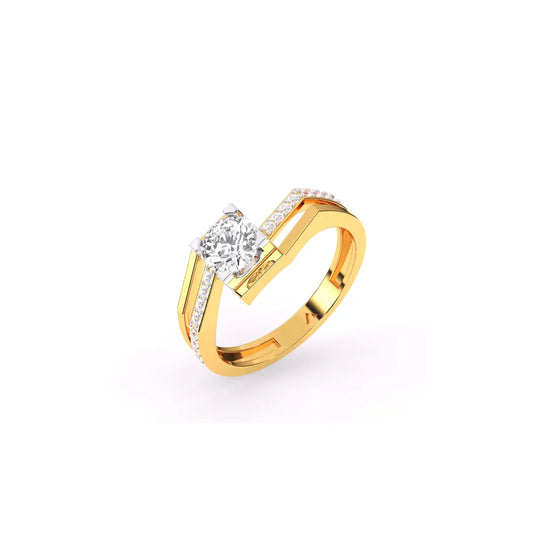 Lab Grown Diamond Double Raw Band Ring