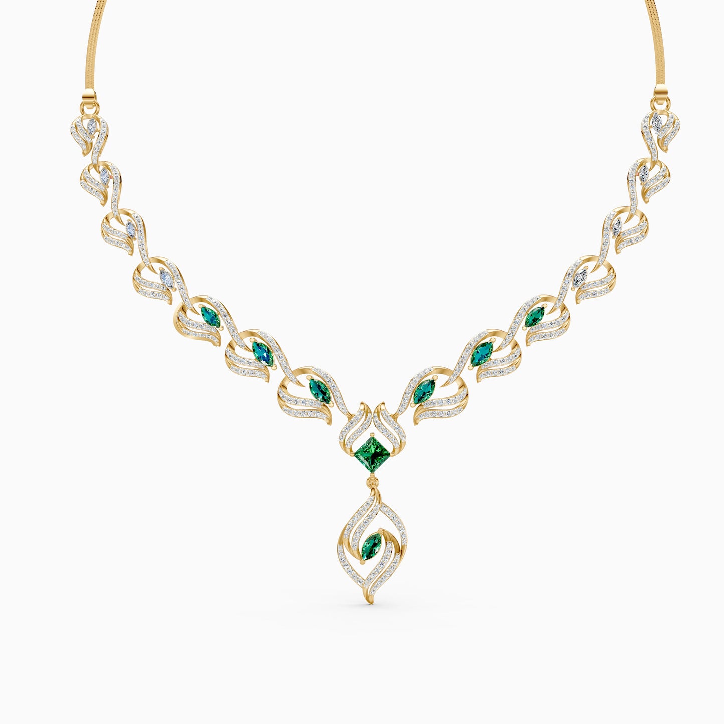 Forever Curve Lab Grown Diamond Necklace