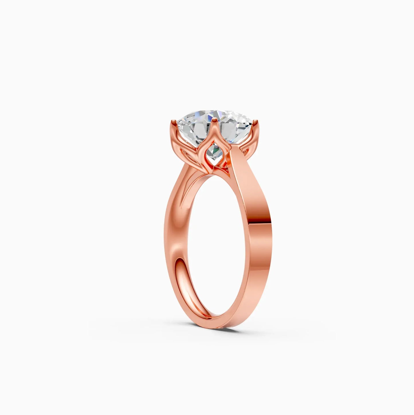 Six Prongs Solitaire Diamond Ring