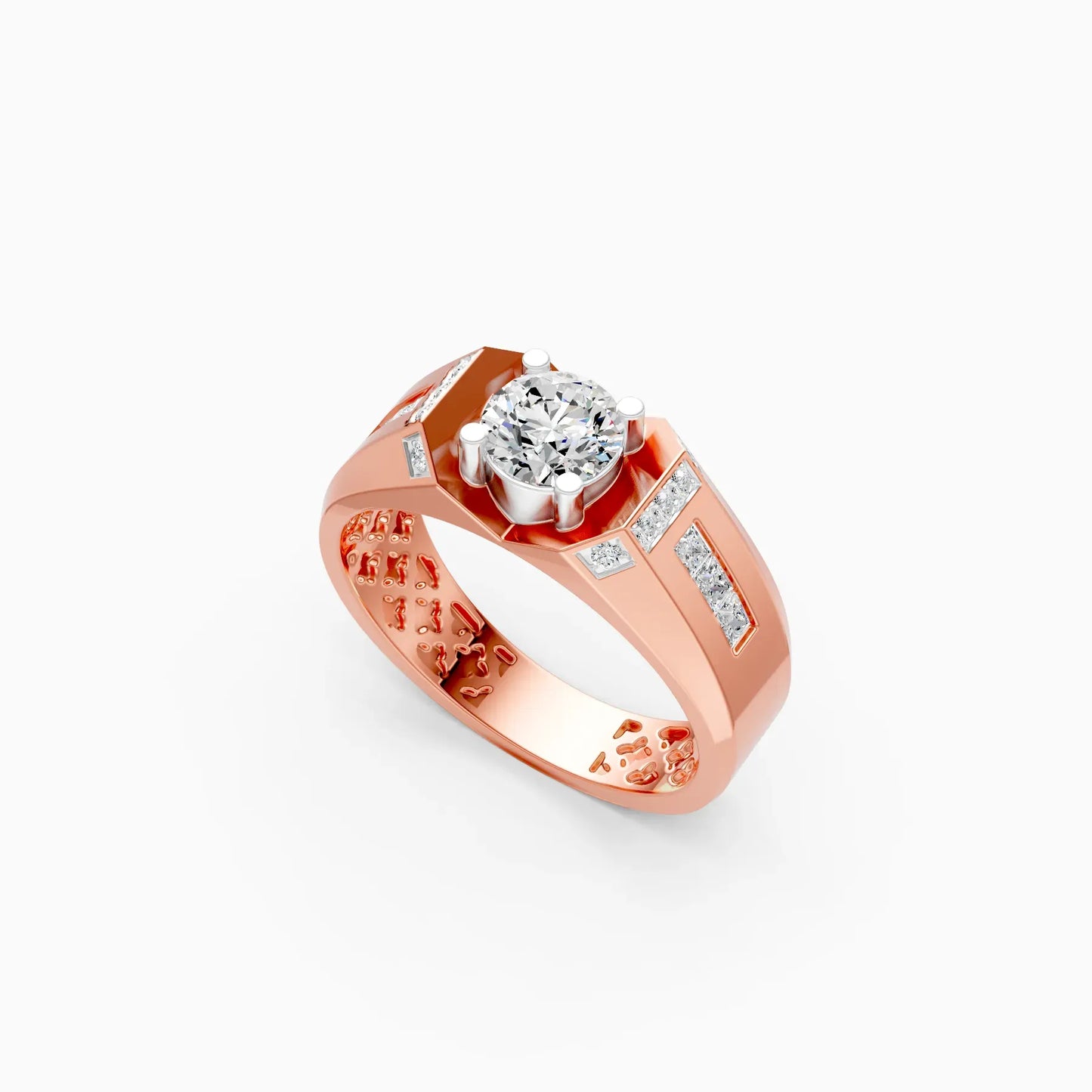 Modern Classic Solitaire Men's Ring