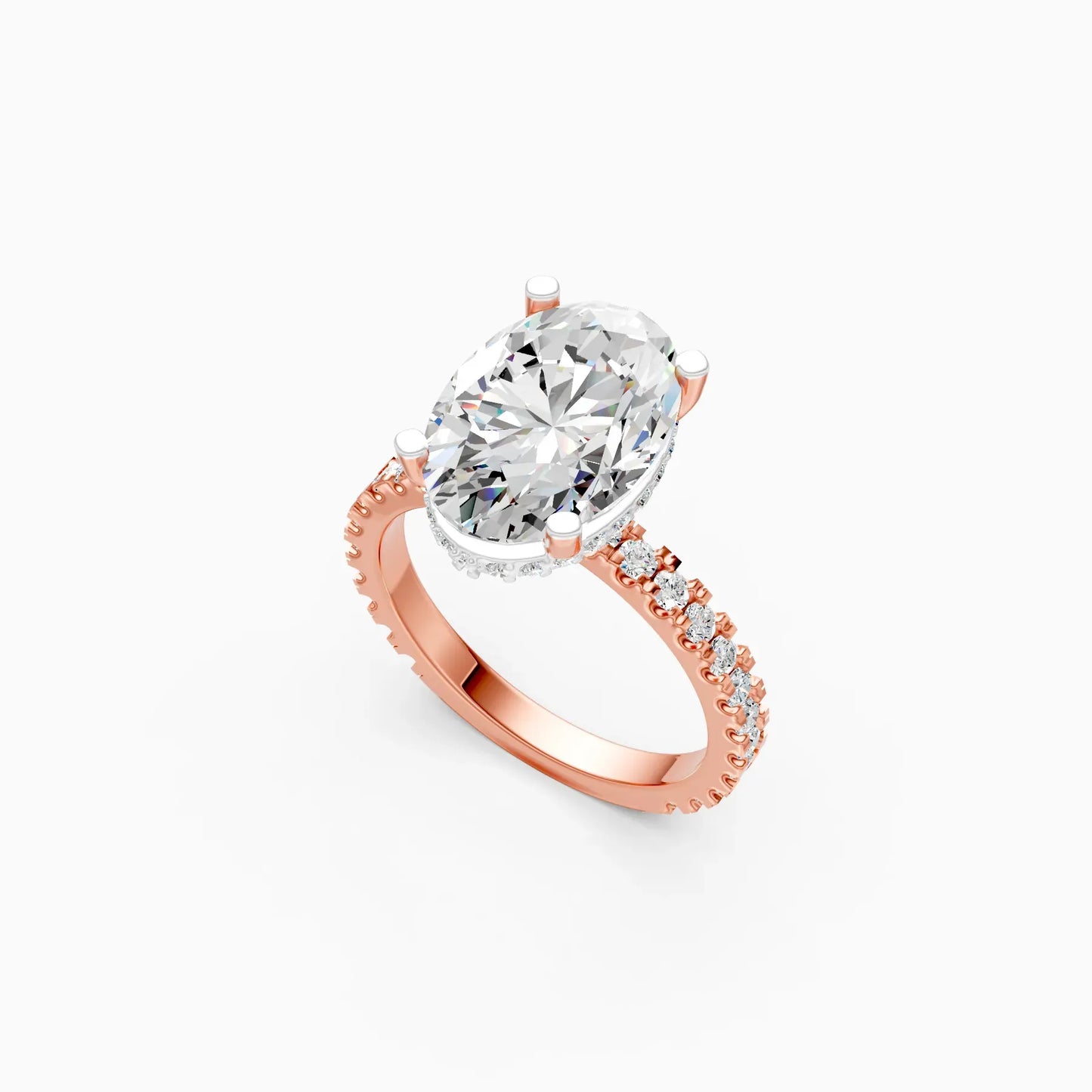 Spark With Oval Diamond Engagement Ring