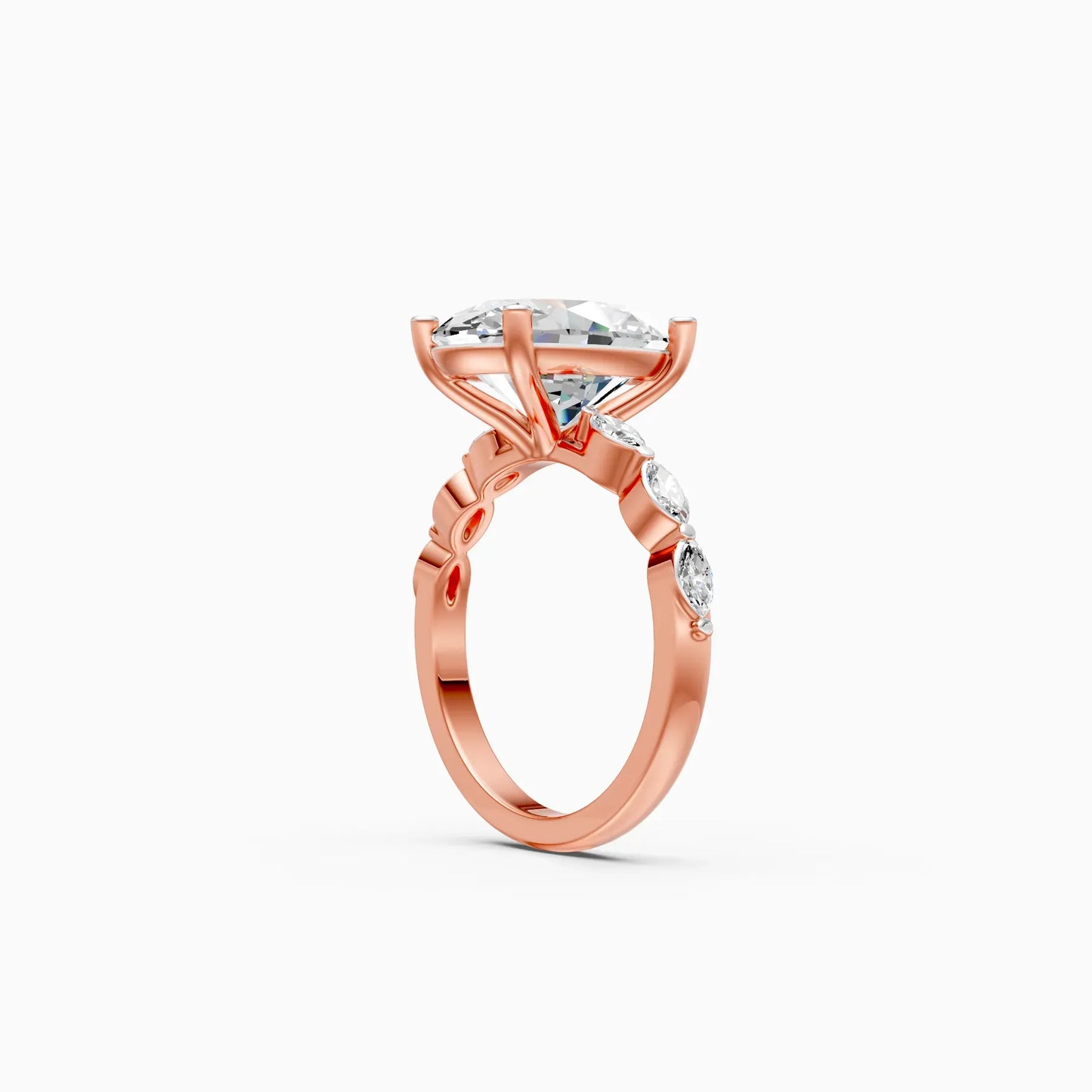 Crown of Grace Oval Diamond Ring