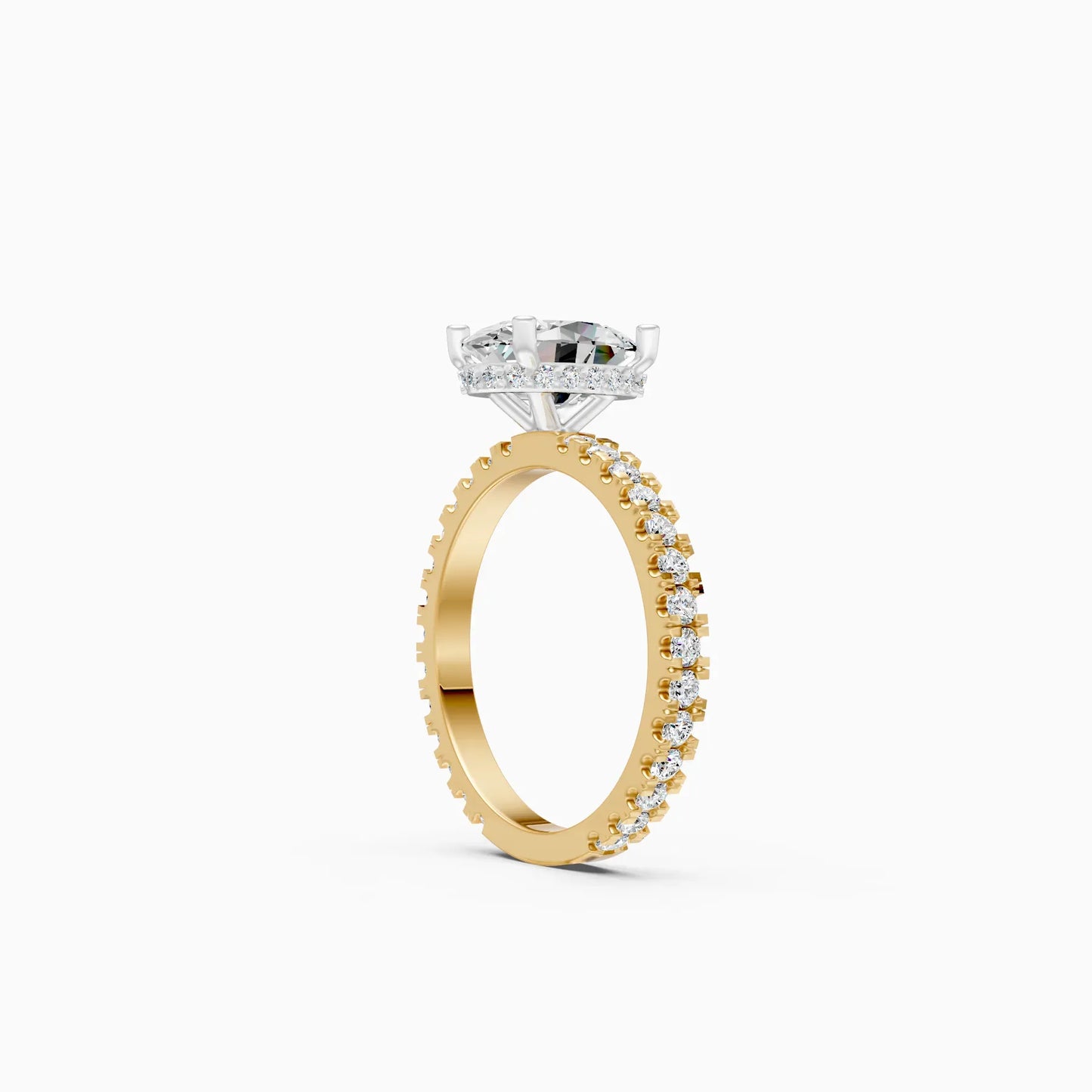 Empress Grace Blink Oval Diamond Ring