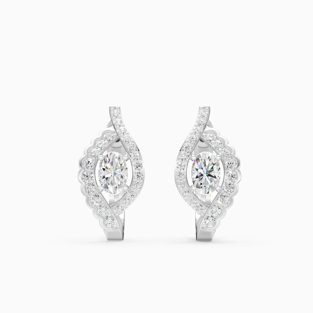 Divine Wave Lab-Grown Diamond Earrings