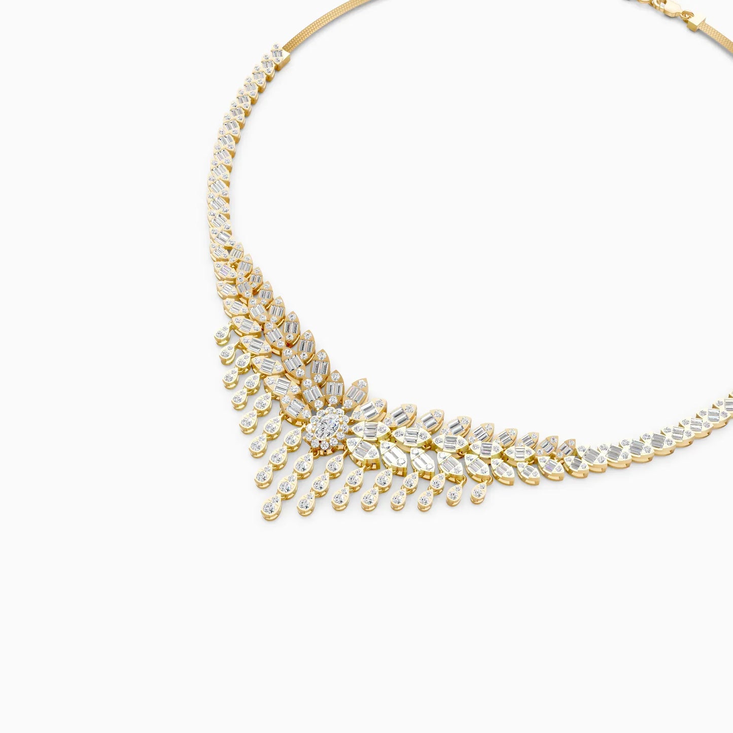 Lab Grown Diamond Heavy Necklace