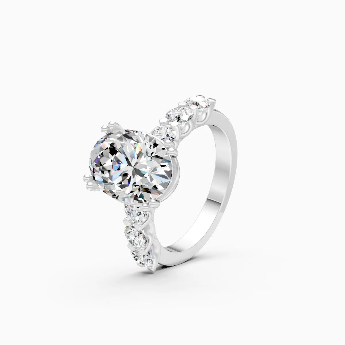 Timeless Oval Solitaire Engagement Ring
