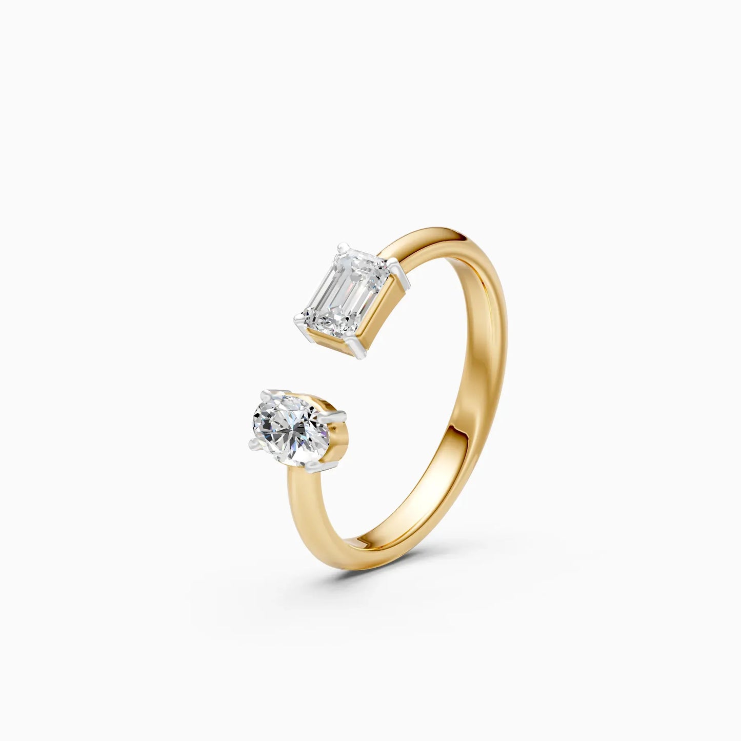 Delicate Open Cuff Diamond Women’s Band