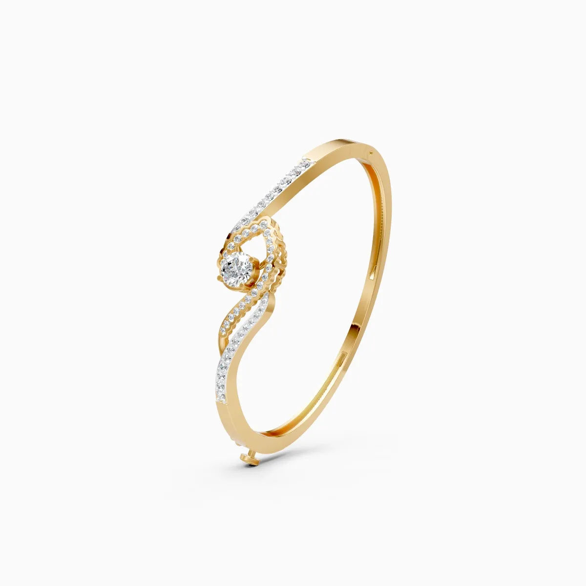 Divine Curl Lab-Grown Diamond Kada