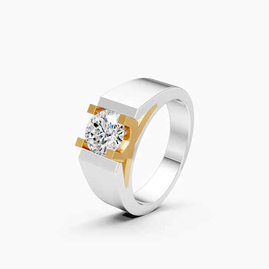 Classic Round Lab Grown Solitaire Diamond Ring