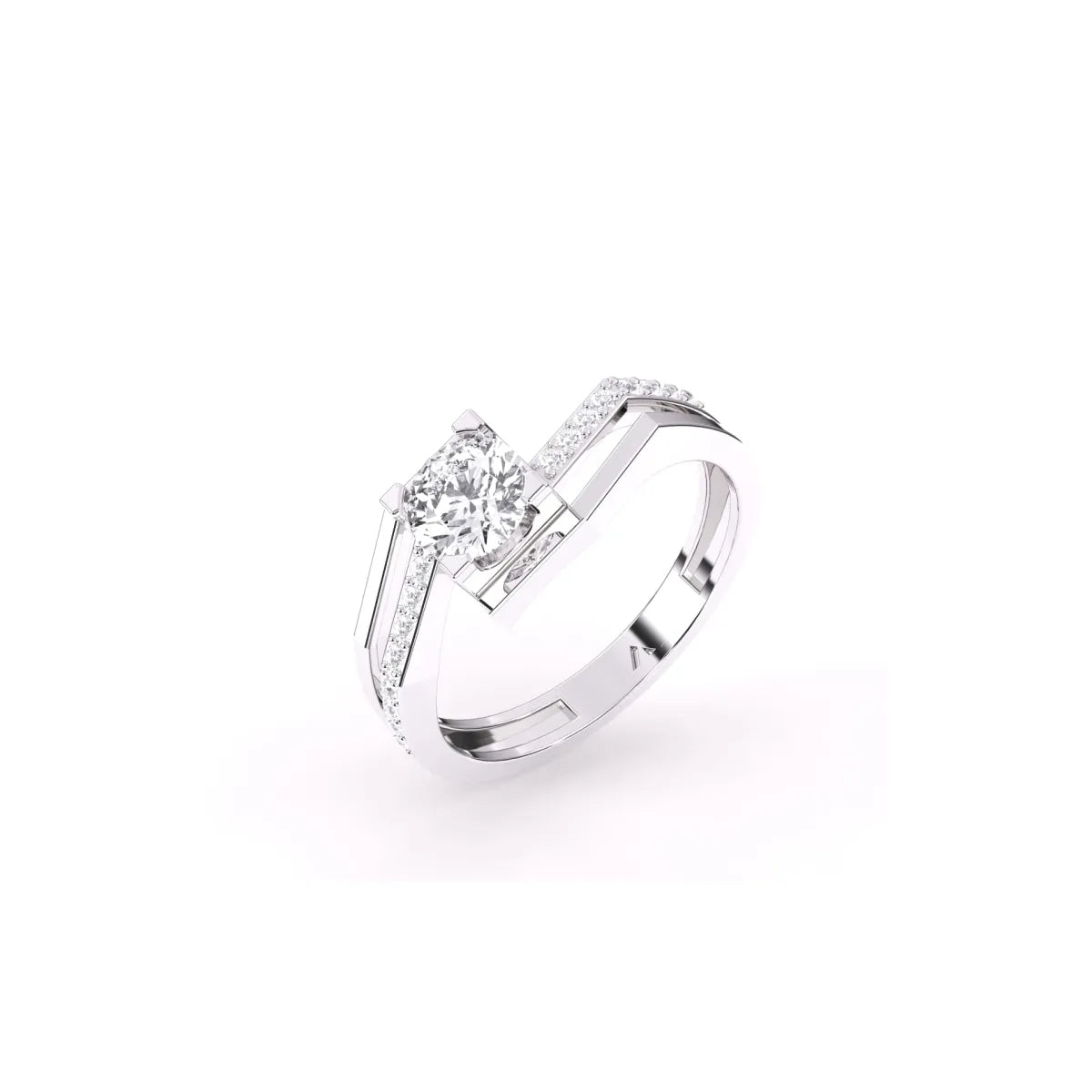 Lab Grown Diamond Double Raw Band Ring