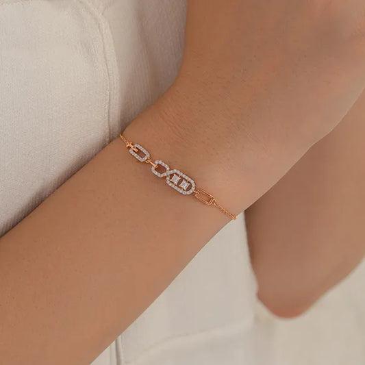 Infinity Spark Lab Grown Diamond Link Bracelet
